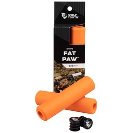 Wolf Tooth Silicone Mountain Bike Grips: Fat Paw