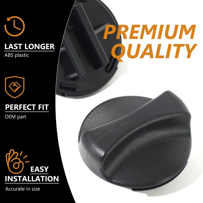 GYOFFULL 2186494B Refrigerator Water Filter Cap Black Compatible with Whirlpool