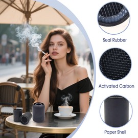 xcivi 2PCS Replacement Cartridges for Personal Smoke Air Filter for Sploofy Personal Smoke Air Filter, Filter Replacement for Smoker, Cartridges for Personal Smoke Air Filter, Up to 500 Uses