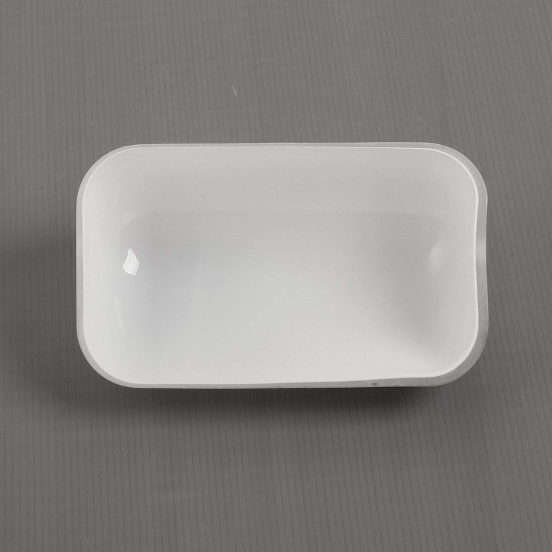 Anmire White Glass Bankers Lamp Shade Replacement Cover or Banker's