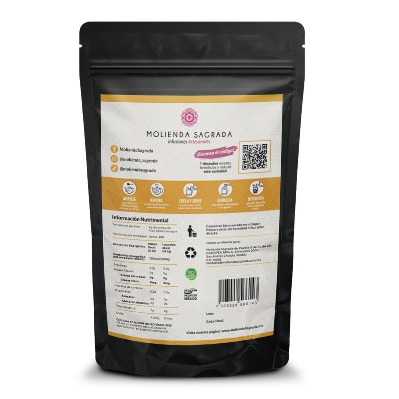 Molienda Sagrada Amor de Verano/Infusión Herbal Mexicana 100% Natural, Amor