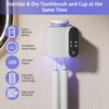 Wall Mounted Toothbrush Holder,Electric Toothbrush Holders with Smart Drying and