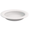 Ornamin Plate with Sloped Base Ø 20 cm White Melamine