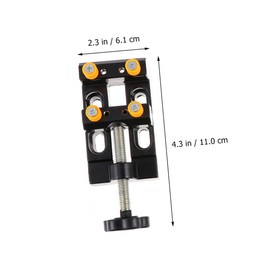 Gadpiparty Aluminum Alloy Drill Press Vise Heavy Duty Bench Clamp for Woodworking Polishing and Crafting Suitable for Jewelry Making and Sculpting Projects