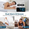 Netzu Digital Alarm Clocks for Bedrooms, Loud Alarm Clock with