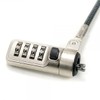 Noteking Wedge Slot Laptop Lock, 4-Digit Combination Security Cable, 5.8ft
