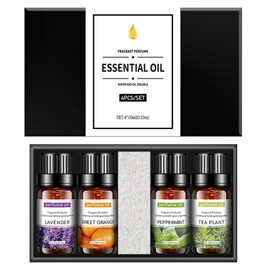 Aceites Esenciales de Aromaterapia-100% Natural de Aceite Esencial Conjunto de 6 Botellas,Apta para Difusores y Humidificadores
