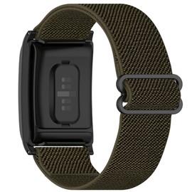 Fit for WHOOP 4.0 Bands with Case for Women Men, Breathable Adjustable Nylon Replacement Watch Band Straps Wristbands Bracelet Fit for WHOOP 4.0 Fitness & Activity Tracker (Army Green)