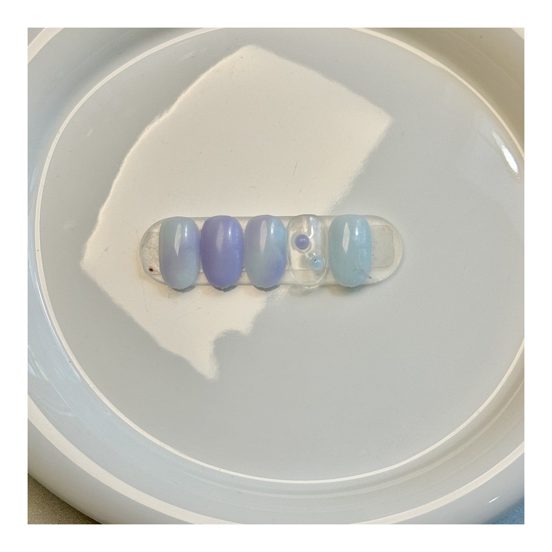 Dara Beauty 2024 July Art of the MonthMarble Embossed Nail❣