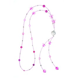 SSH-Design - lange Y - Kette - pink -