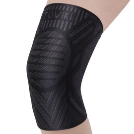 TOVIKI Knee Support for Women/Men, 2 Pack Compression Knee Sleeves for Arthritis, Joint Pain, Ligament Injury, Meniscus Tear, ACL, MCL, Tendonitis, Running (M)