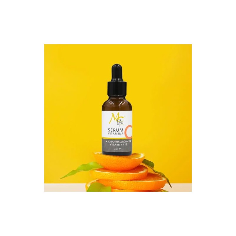 Sérum Facial con Vitamina C y Ácido Hialurónico de Mc