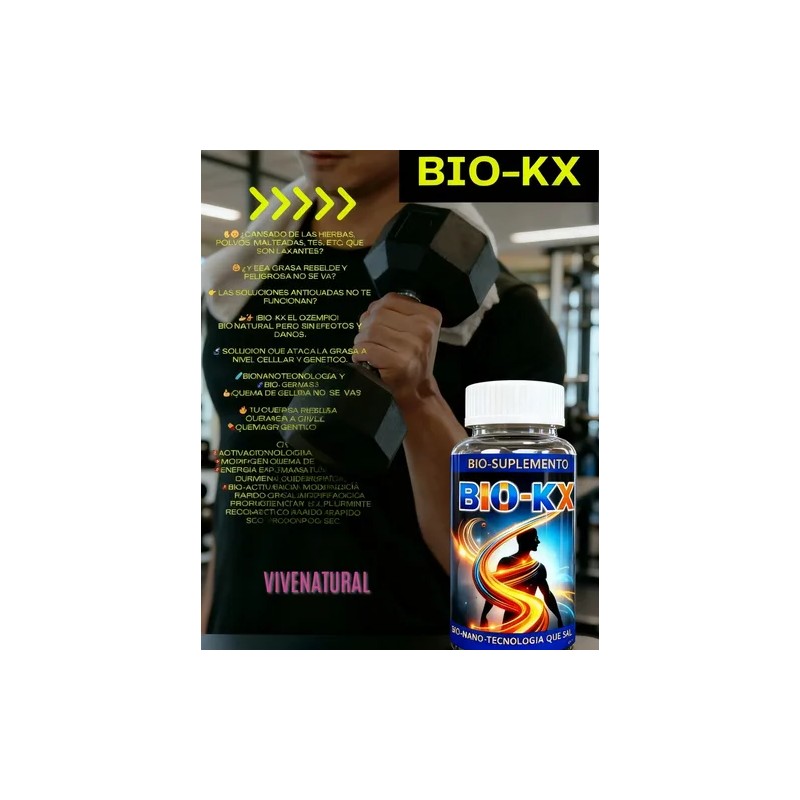 Bio-kx Quemador De Grasa 24/ 7 Bionanotecnologia , 2 Frascos