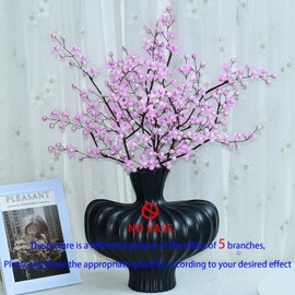 1 Piece Plastic Artificial Flower Decorative Handicrafts and Ornaments, Acrylic Resin Bouquets, Home Desktop Decorations, Gifts (Purple, 1 Piece)