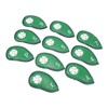 10 PCS Golf Club Head Covers Four Leaf Clover Pattern