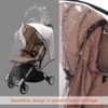 Universal Rain Cover for Pushchair Stroller, Clear Rain Cover for