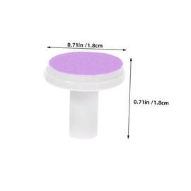 Mikinona Nail Care Kit 6pcs Electric Nail Trimmer Heads Grinder Pads for Boys and Girls Easy to Use Portable for Home Travel