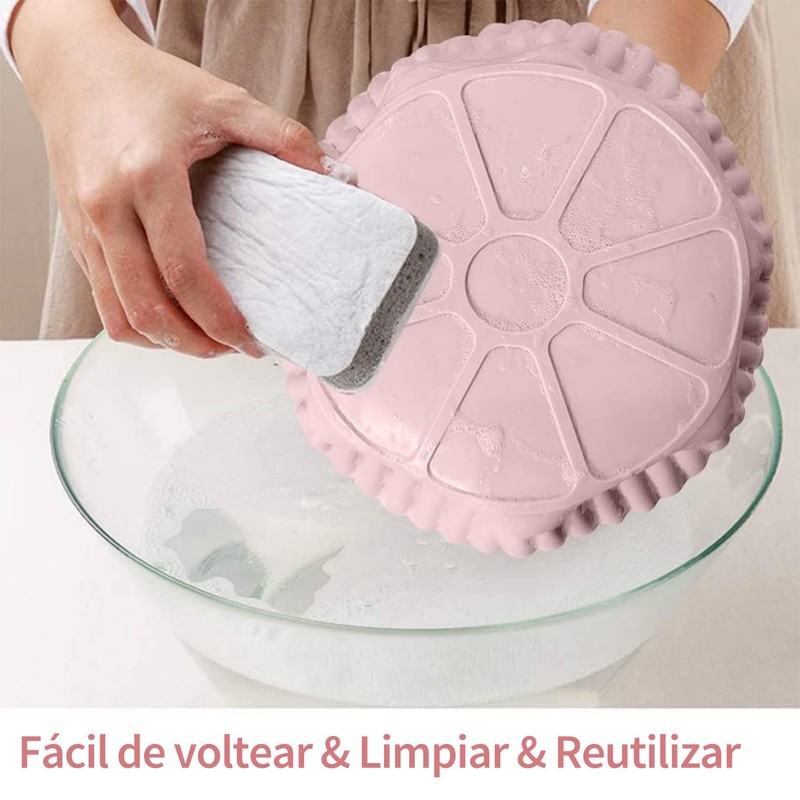 KIKIGOAL Molde Silicona para Freidora de Aire, 2 Piezas Olla
