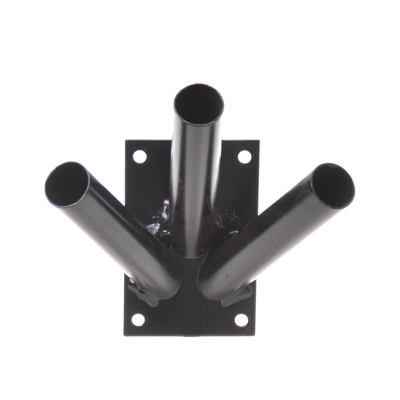 Aqbau Flag Holder 3 Compartments Flag Pole Holder Flag Wall