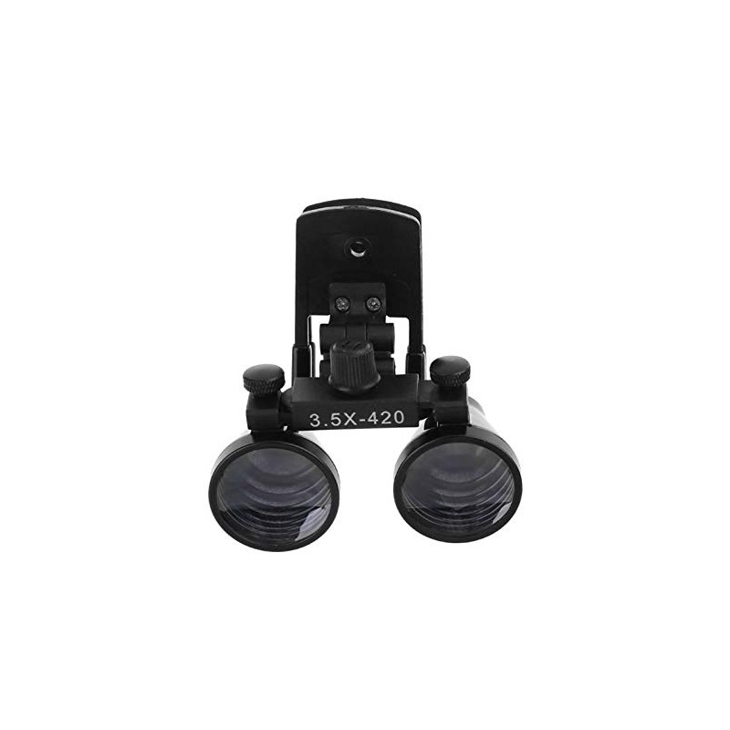 NSKI 3.5X420mm Binocular Plastic Clip Loupes DY-110 Lab Head Magnifier