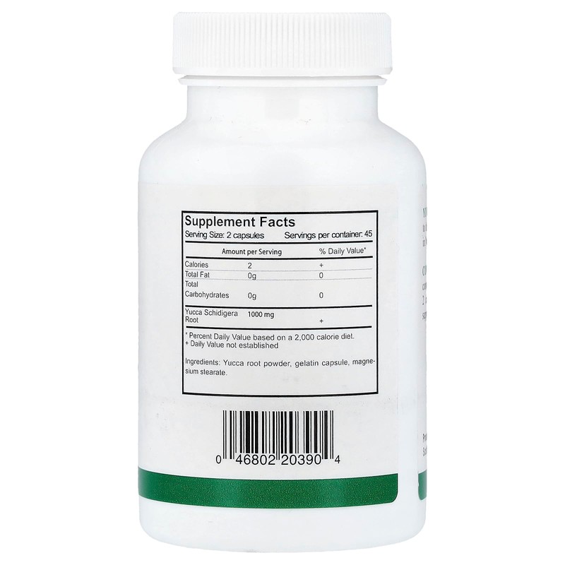 Arizona Natural Yucca Root, 90 Capsules (500 mg per Capsule)