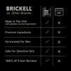 Brickell Men's Products Renewing Face Scrub, 4 Ounce