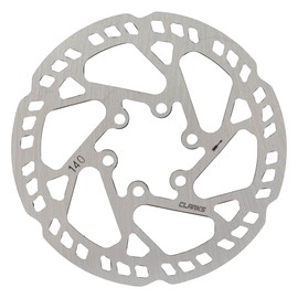 Clarks Cycle Systems CL-01 Single Piece Steel Disc Brake Rotor, Silver, 160mm