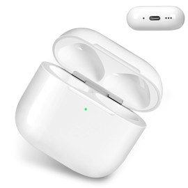 RAVIAD Compatible for AirPods 4th Generation Charging Case, Replacement of Wireless Charging Case, Bluetooth Pairing with Sync Button and USB-C Port (No Earbuds Including)