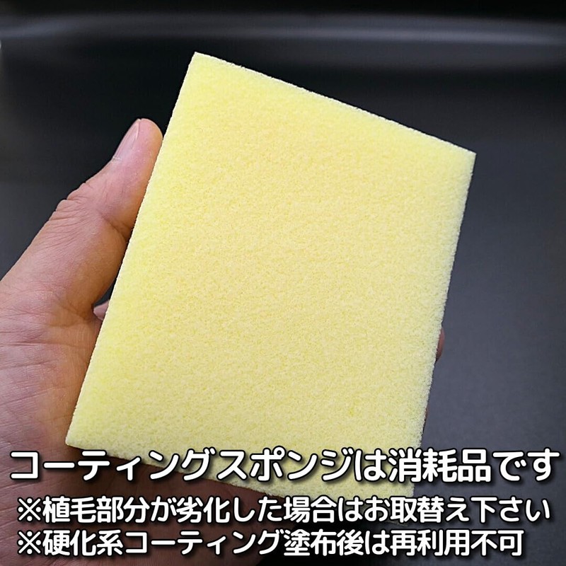 Perfect for applying coatings! Special Coating Sponge (Flocked Type), Set
