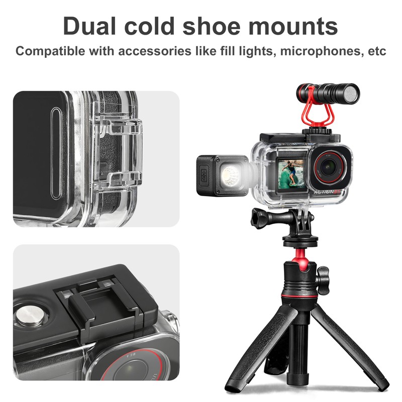FitStill 50M/164FT Waterproof Case for DJI Osmo Action 5 Pro/Action