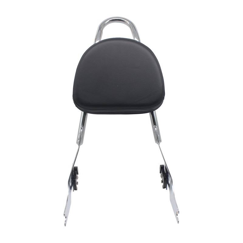 YHMOTO Detachables Sissy Bar Cushion Passenger Backrest W/Pad and Docking