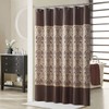 MVSUTA Sterling Farmhouse Brown Waterproof Polyester Fabric Chocolate Vintage Printed