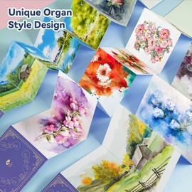 Paul Rubens Watercolour Sketchbook,140lb/300gsm Acid-Free 50% Cotton Organ Style Watercolour Journal Paper, Cold Pressed Small Watercolour Pad 20 Sheets(2 Pack) 5.8 x 4.1 Inches