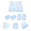 Generic 1set Newborn Hat Mittens Socks Set Hospital Style Merino
