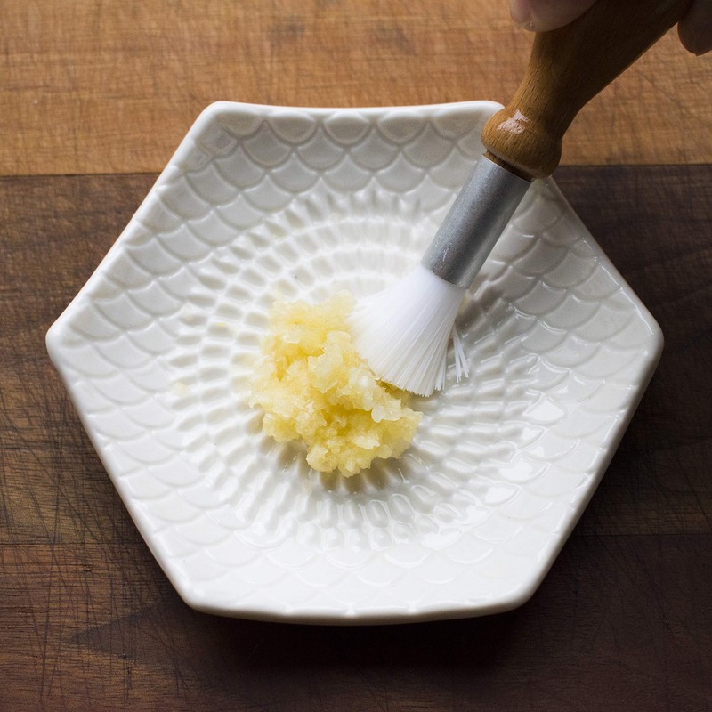 The Grate Plate 3 Piece Handmade Ceramic Garlic Grater Set