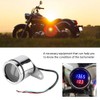 BOROCO 2 in 1 Motorcycle LED Digital Voltmeter Tachometer Meter