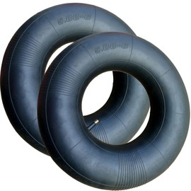 2 Pack 13x5.00-6" Inner Tube with TR-13 Straight Valve Stem Replacement for Lawn Mower,Yard Tractors,Wheelbarrows,ATVs and More