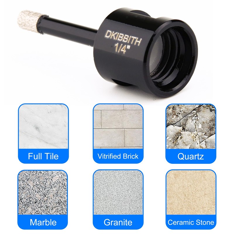 1/4 Inch Dry Diamond Core Drill Bits Set 2 pcs