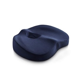 Gadeel 5th Generation Cushion, Memory Foam, Memory Foam, Cover, Washable, Breathable Seat, Hollow Design, Convenient Dark Blue Carrying