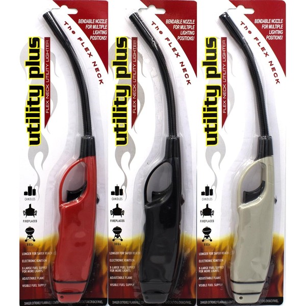 Generic BEST BRANDS USA Long Flex Neck BBQ Lighters, Multi-Purpose