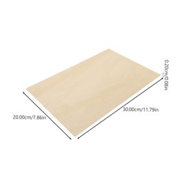 jojofuny 5Pcs Basswood Plywood Blank Cutouts for DIY Craft Projects Smooth Surface for Painting and Pyrography for Schools Weddings and Family Fun