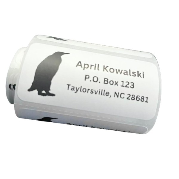 Custom Stickers, Penguin Return Address Labels, Address Stickers, Several Designs,