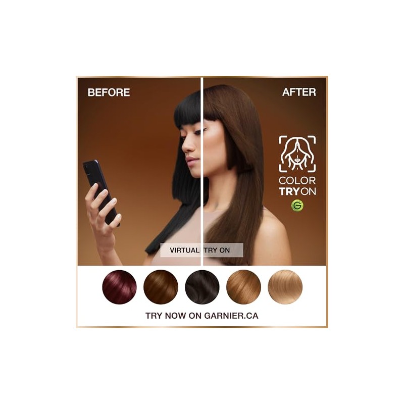 Garnier Garnier GOOD Permanent Hair Dye, 100% Grey Coverage, Ammonia-Free,
