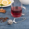 CENZICOM Stainless Steel Handle Mesh Snap Ball Loose Leaf Tea