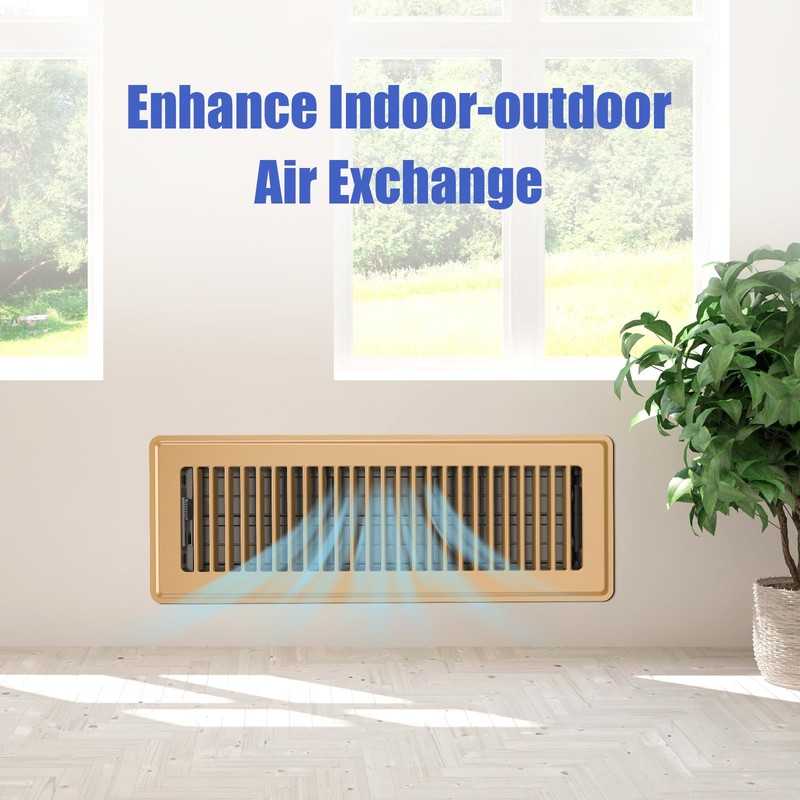 4x14 Floor Register Vent - Heavy Duty Steel Vent Covers