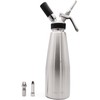 CreamRight Stainless Steel Whipped Cream Dispenser with Decorating Tips, Whip