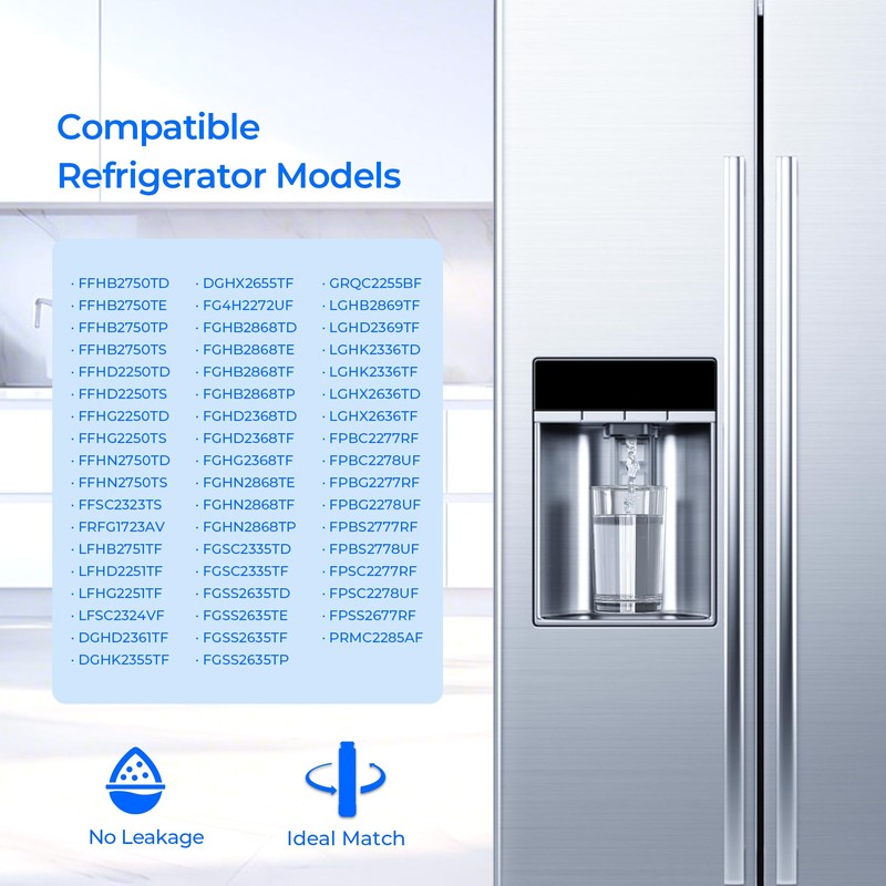 TEEHAY EPTWFU01 PureSource Ultra II Refrigerator Water Filter, Compatible with