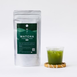 Asayu Japan Matcha Powder - Ceremonial Grade Green Tea, Shizuoka Source, Made in Japan (Pouch - 100g)