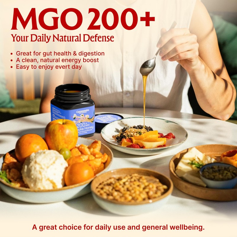 Caramanuka Manuka Honey MGO 200 – 100% Raw & Unfiltered