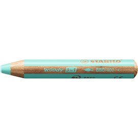 STABILO Woody 3 in 1 Pencil, Pastel Blue